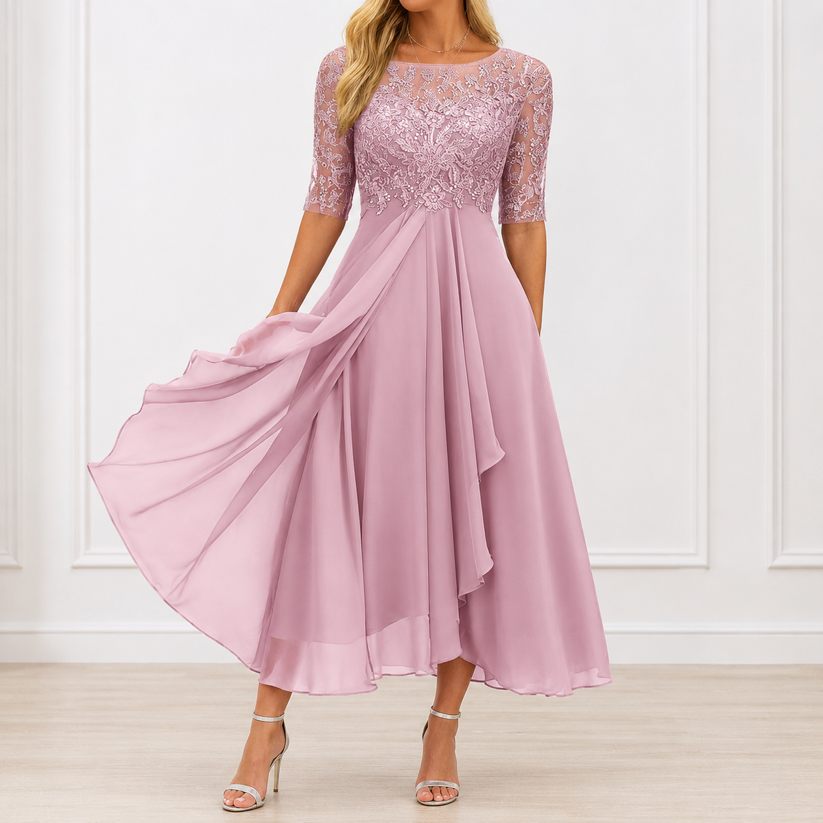 VUI Paris | Robe Élégante Florale Marie