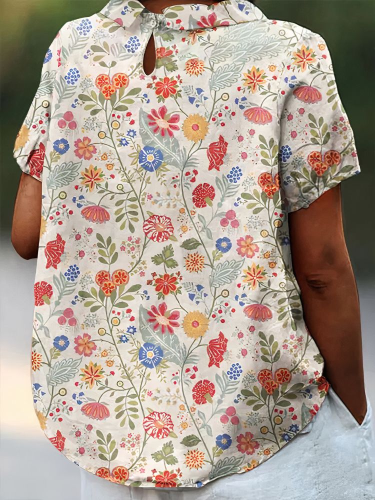 VUI Paris | Blouse Fleurie Élégante
