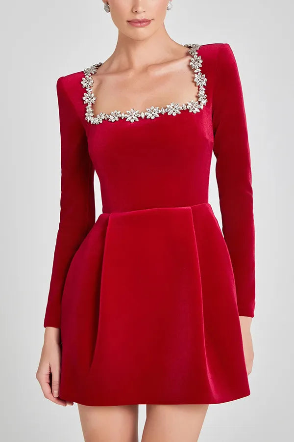 VUI Paris | ROBE MINI EN VELOURS