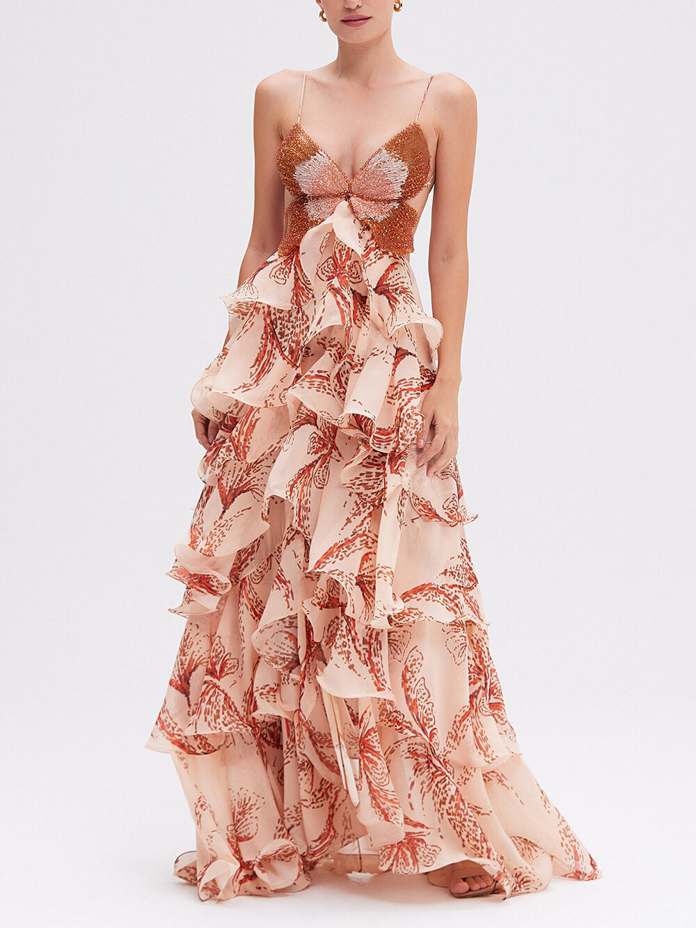 VUI Paris | Robe Maxi Papillon Signature