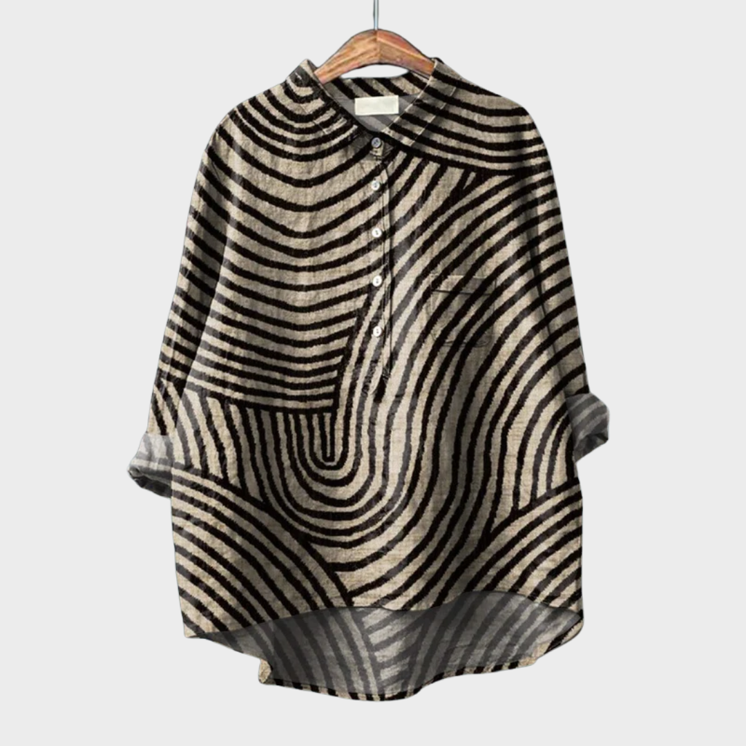 VUI Paris | Chemise Élégante à Motif Émilie (1+1 GRATUIT!)