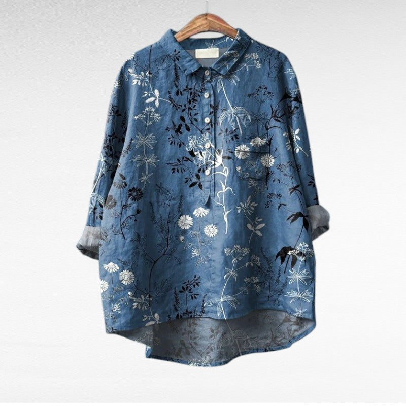 VUI Paris | Chemise Élégante à Motif Émilie (1+1 GRATUIT!)