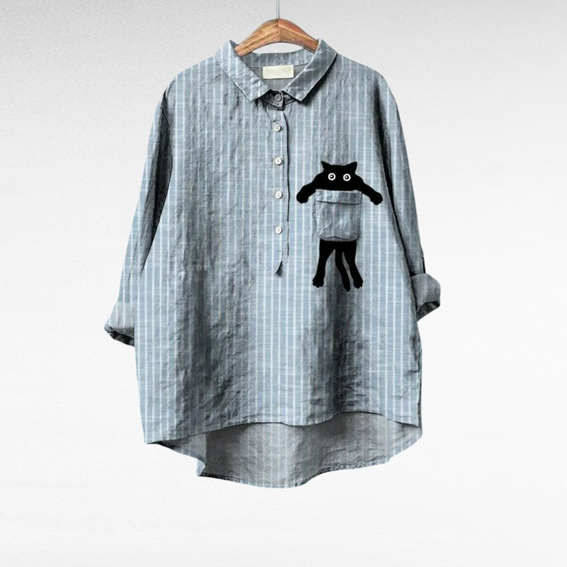 VUI Paris | Chemise Élégante à Motif Émilie (1+1 GRATUIT!)