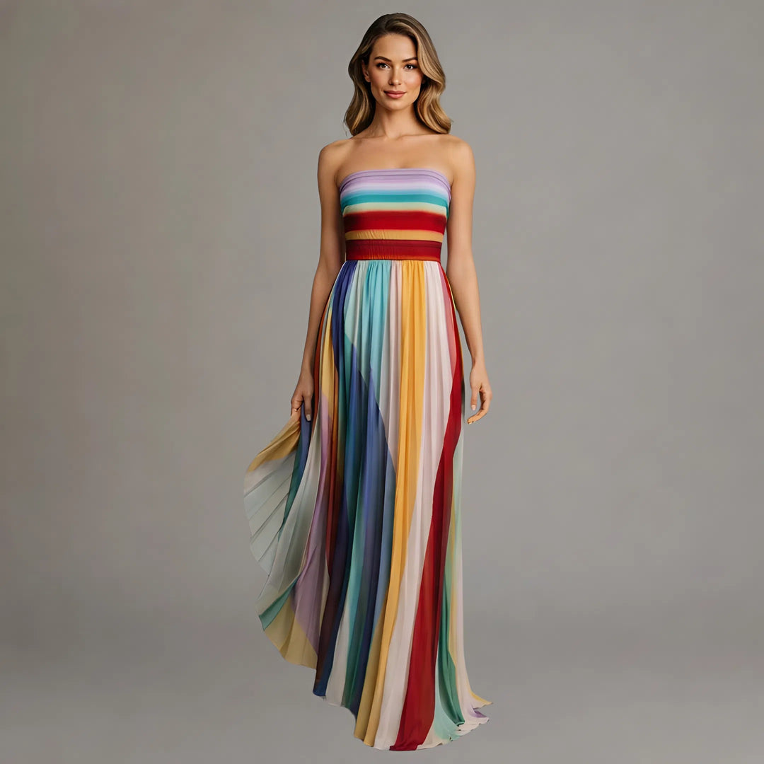 VUI Paris | Robe Maxi Lumière Colorée