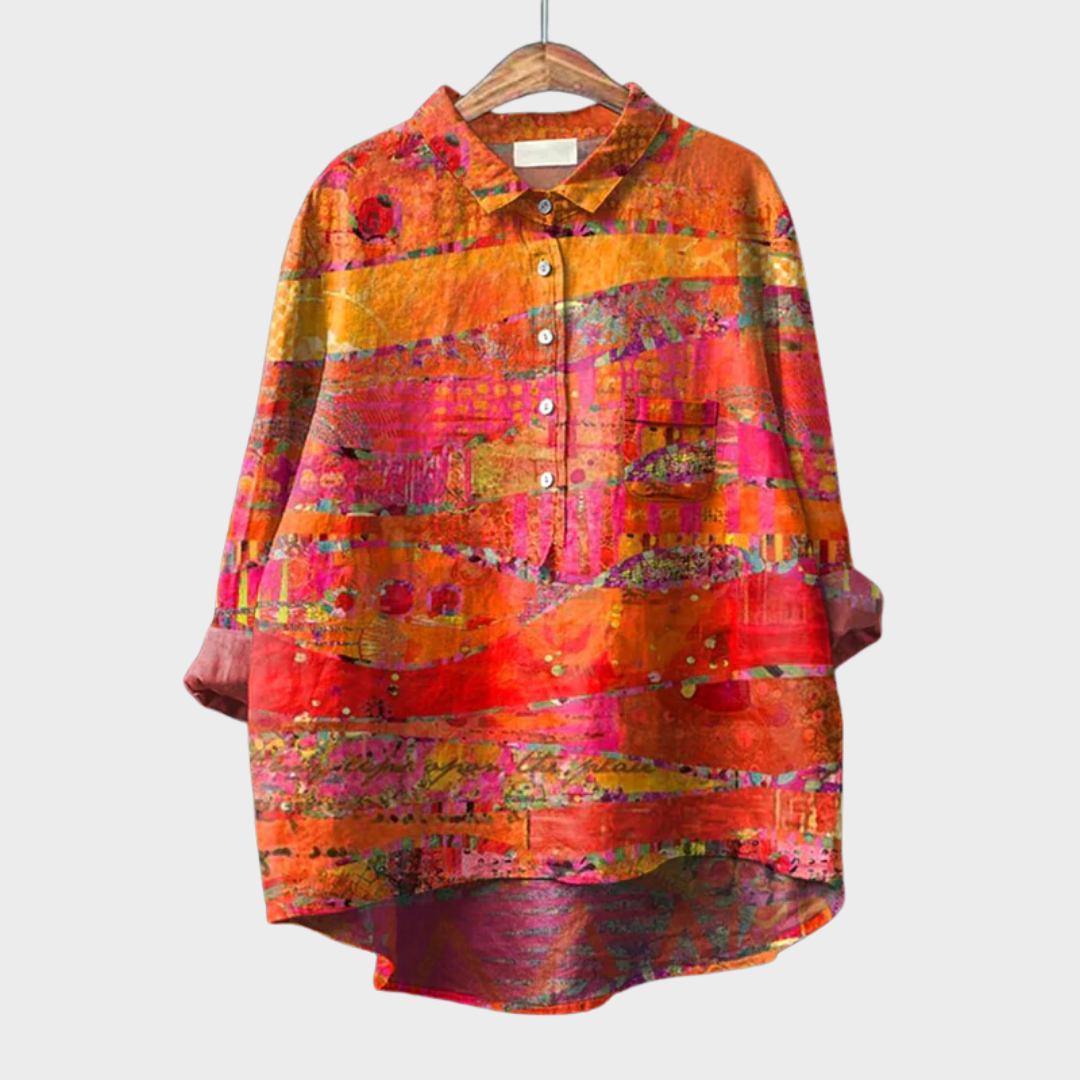 VUI Paris | Chemise Élégante à Motif Émilie (1+1 GRATUIT!)