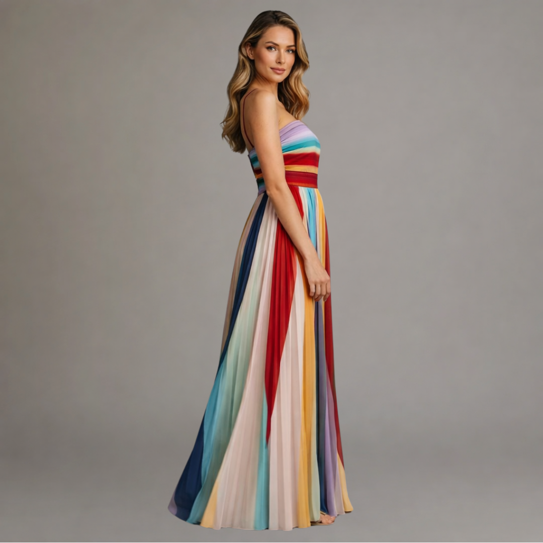 VUI Paris | Robe Maxi Lumière Colorée