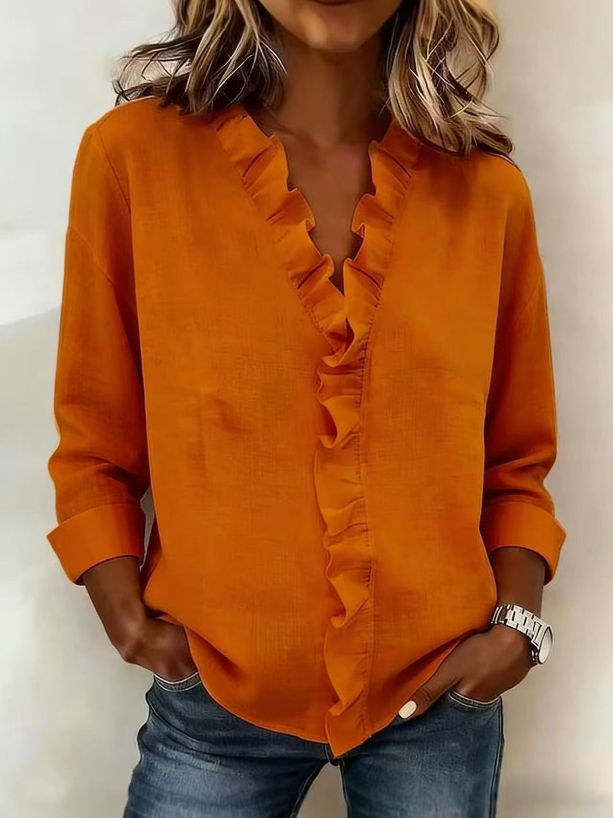 VUI Paris | Blouse Élégante Volants Claire