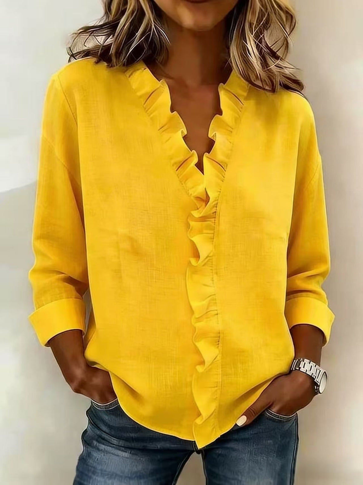 VUI Paris | Blouse Élégante Volants Claire