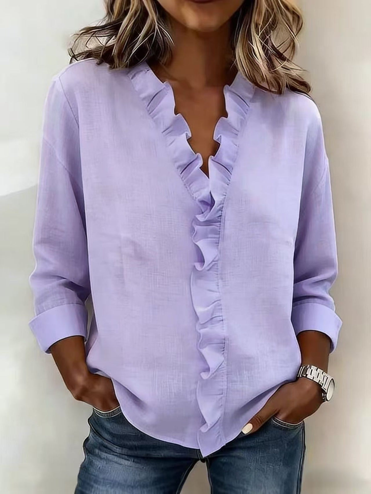 VUI Paris | Blouse Élégante Volants Claire