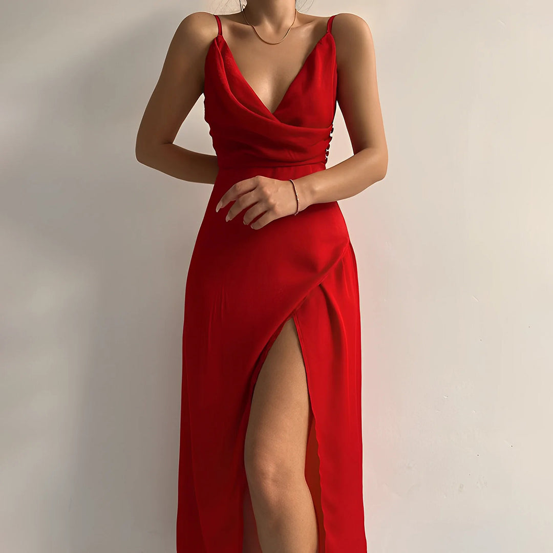 VUI Paris | Robe Élégante Fendue Victoria