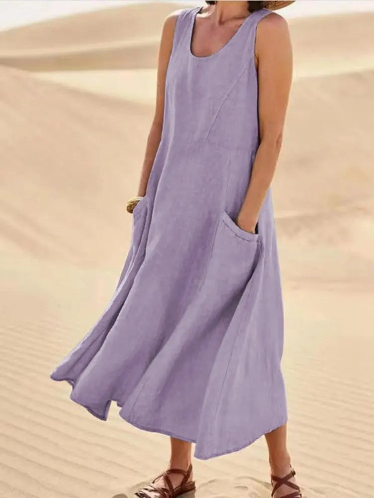 VUI Paris | Robe Maxi Confort Naturel Chloé