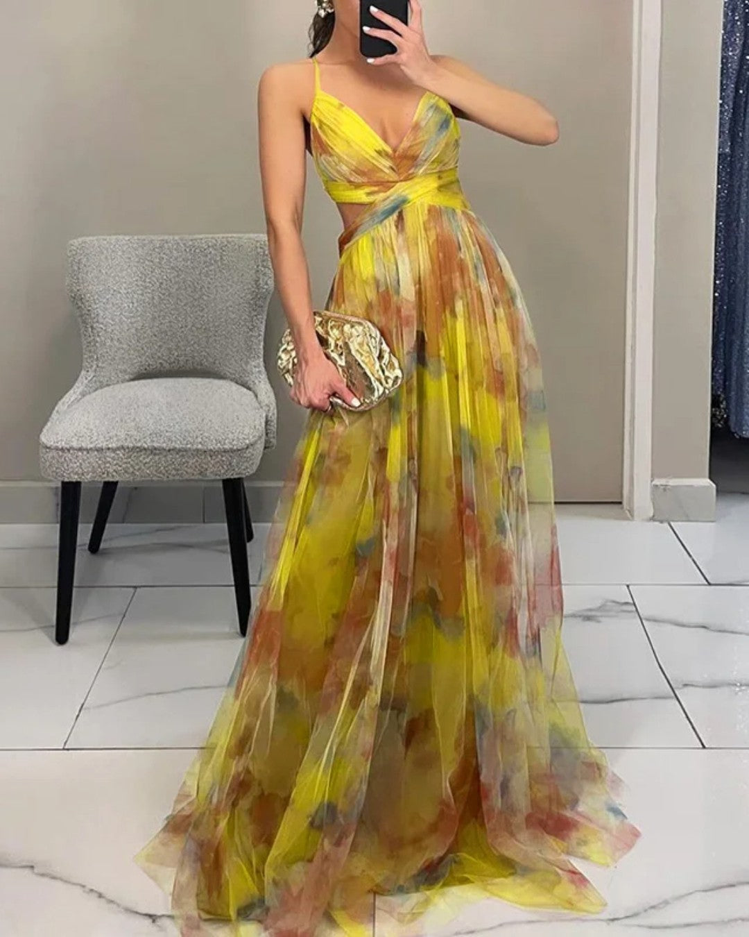 VUI Paris | Robe Maxi Élégance Florale