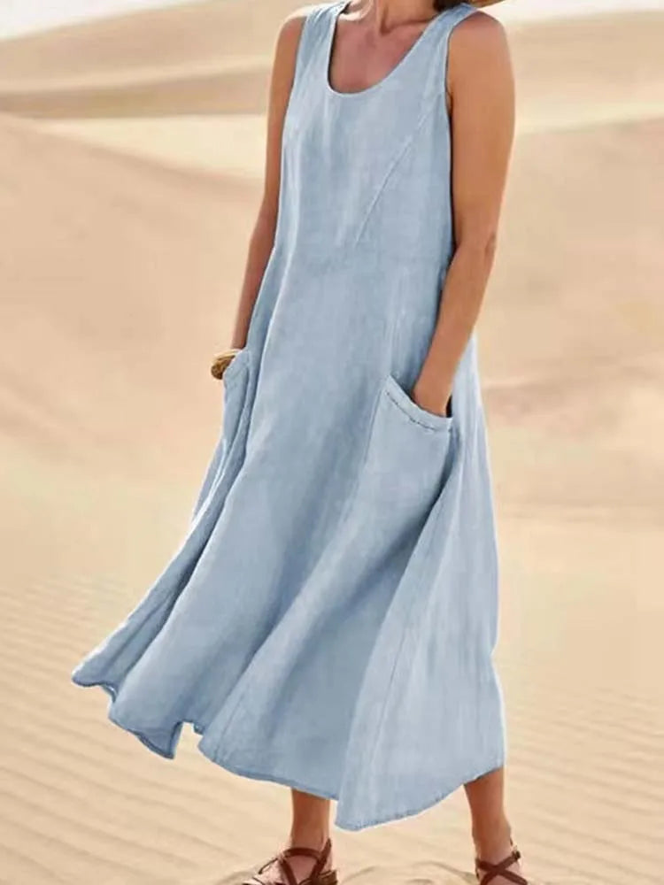 VUI Paris | Robe Maxi Confort Naturel Chloé
