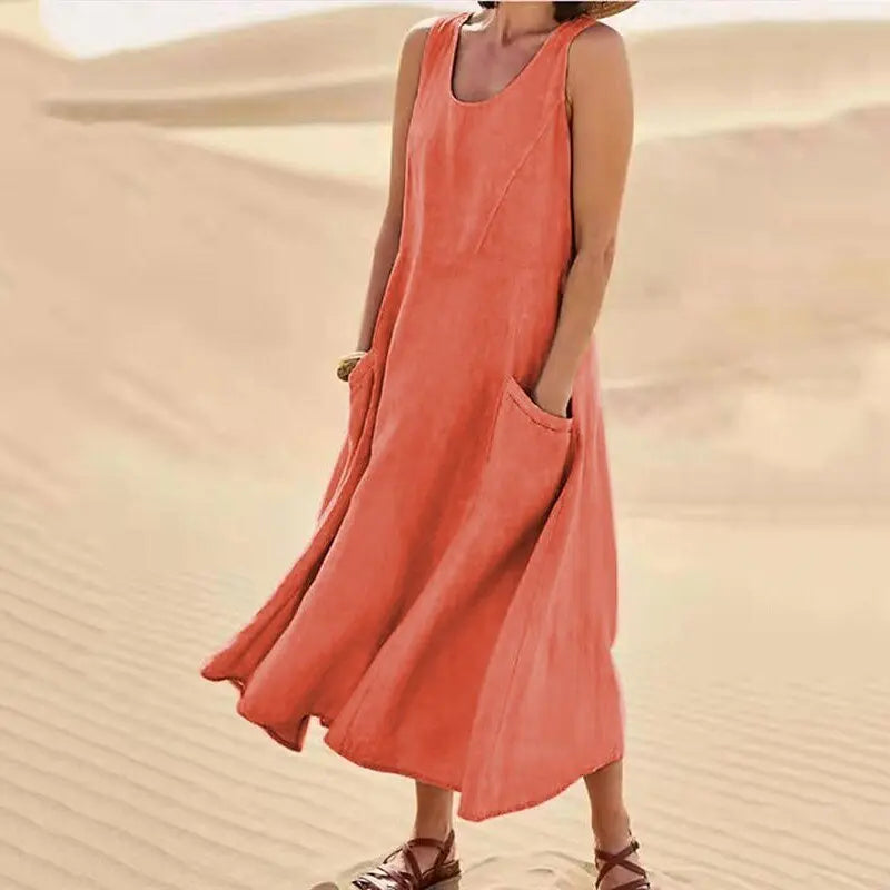 VUI Paris | Robe Maxi Confort Naturel Chloé
