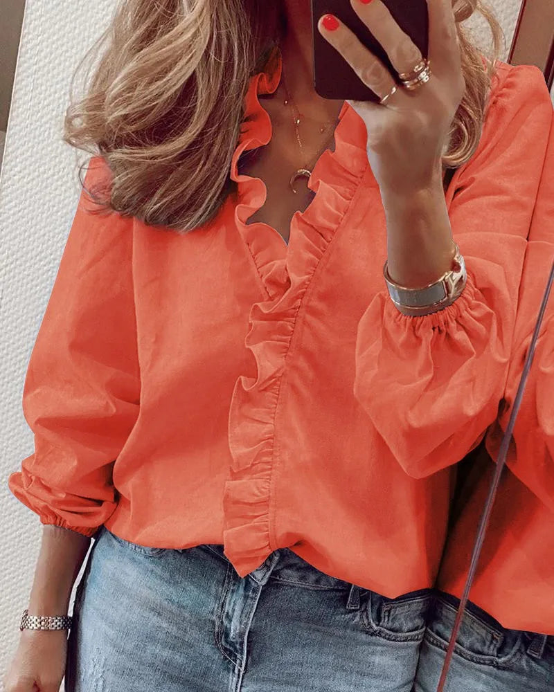 VUI Paris | Blouse Élégante à Manches Longues Maren