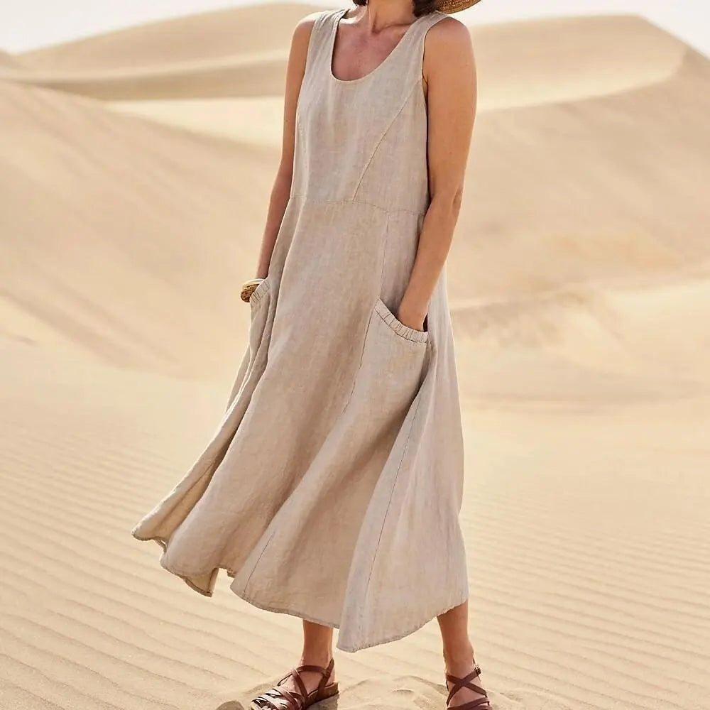 VUI Paris | Robe Maxi Confort Naturel Chloé