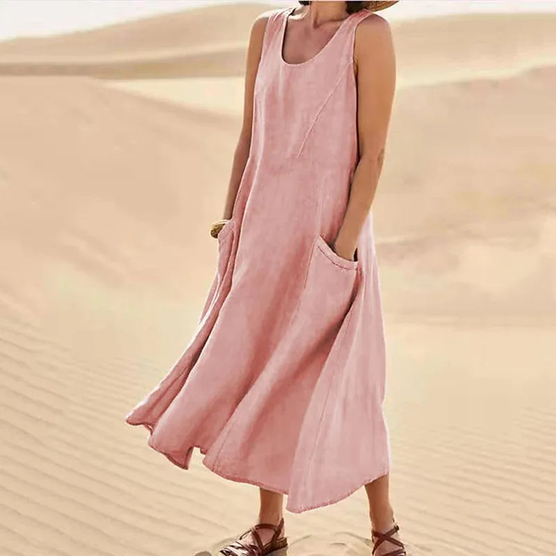 VUI Paris | Robe Maxi Confort Naturel Chloé