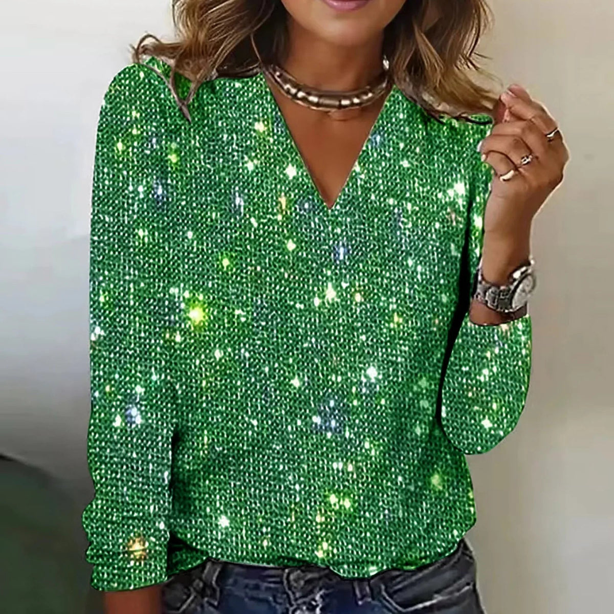VUI Paris | Chemise de fête à manches longues Freya