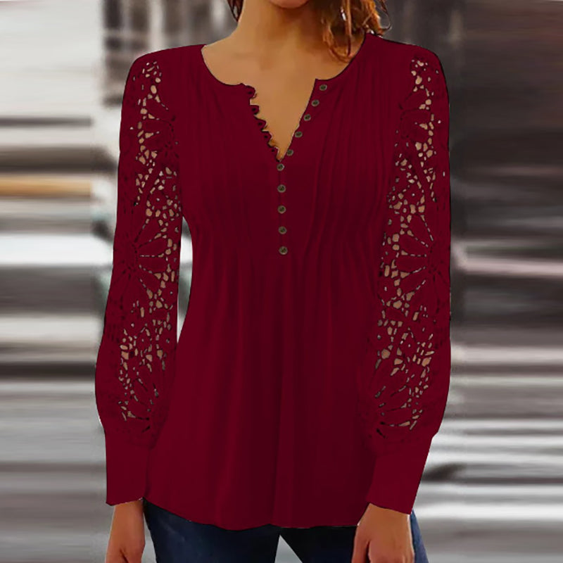 VUI Paris | Blouse Sophistiquée à Manches Longues Marianne