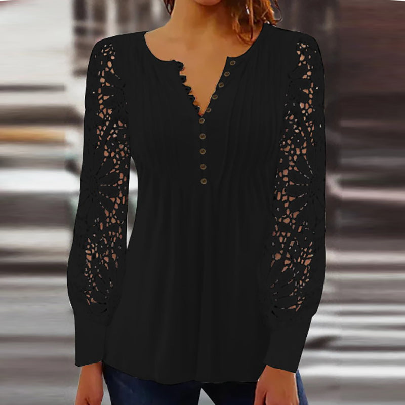 VUI Paris | Blouse Sophistiquée à Manches Longues Marianne
