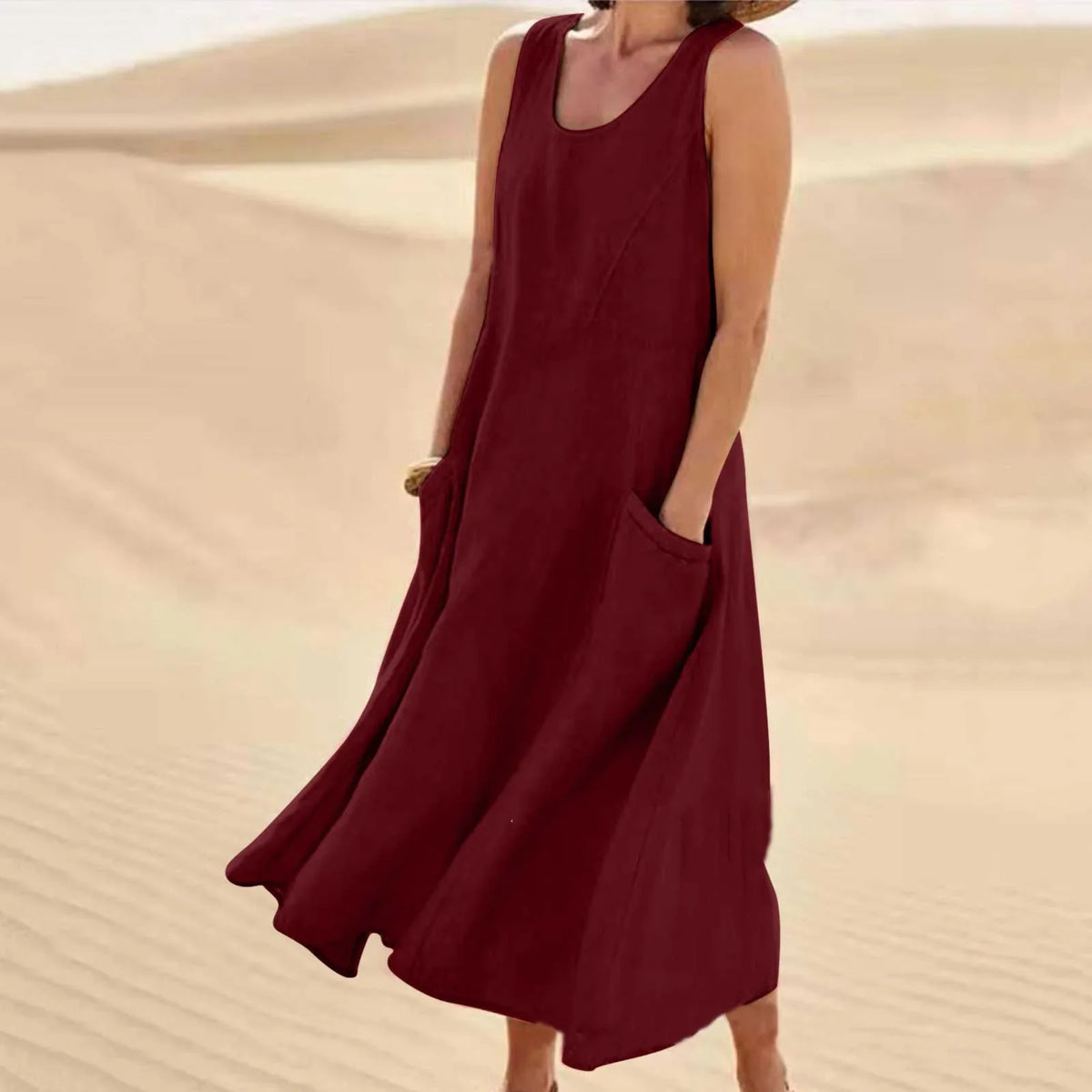 VUI Paris | Robe Maxi Confort Naturel Chloé