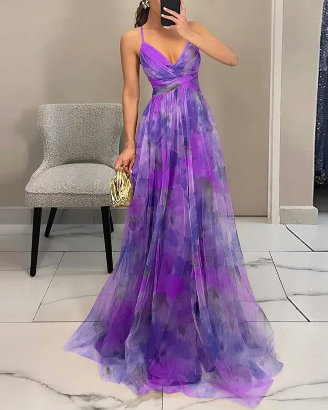 VUI Paris | Robe Maxi Élégance Florale