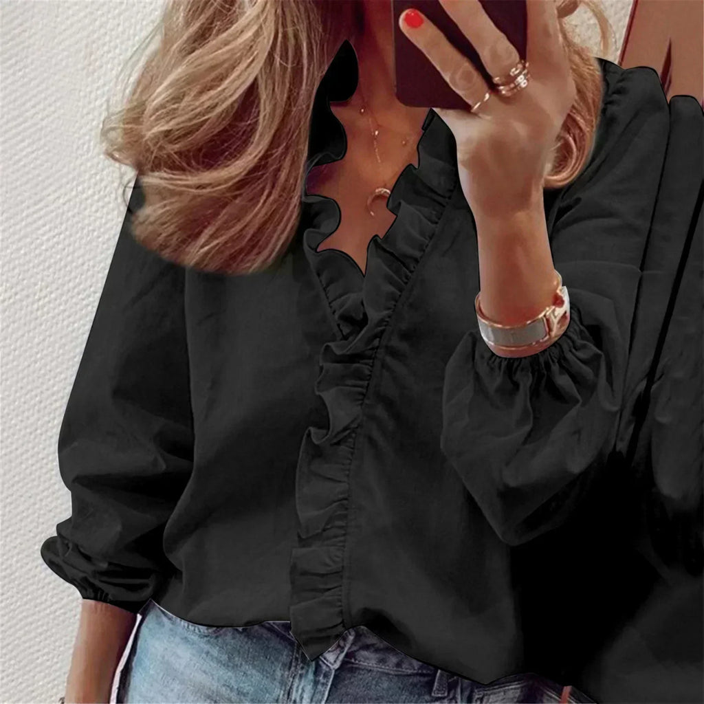 VUI Paris | Blouse Élégante à Manches Longues Maren