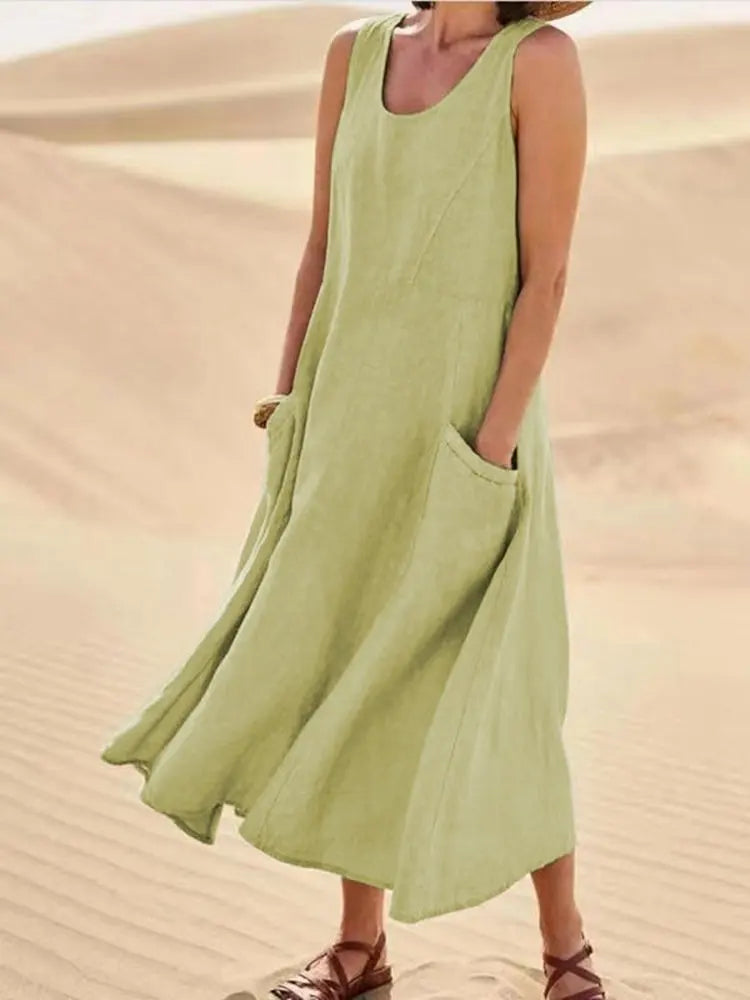 VUI Paris | Robe Maxi Confort Naturel Chloé