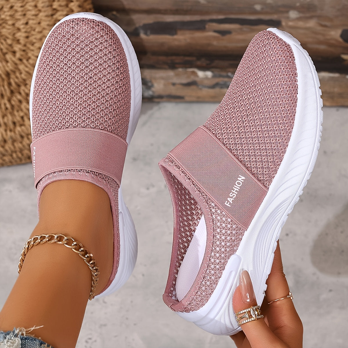 VUI Paris | Baskets Mules Mesh Respirant Nicole