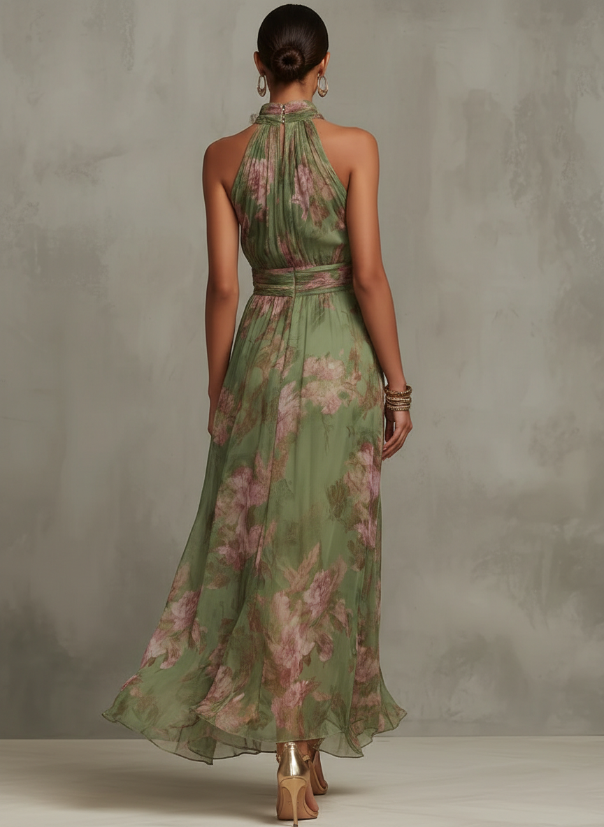 VUI Paris | Robe Longue Élégante Florale Élise