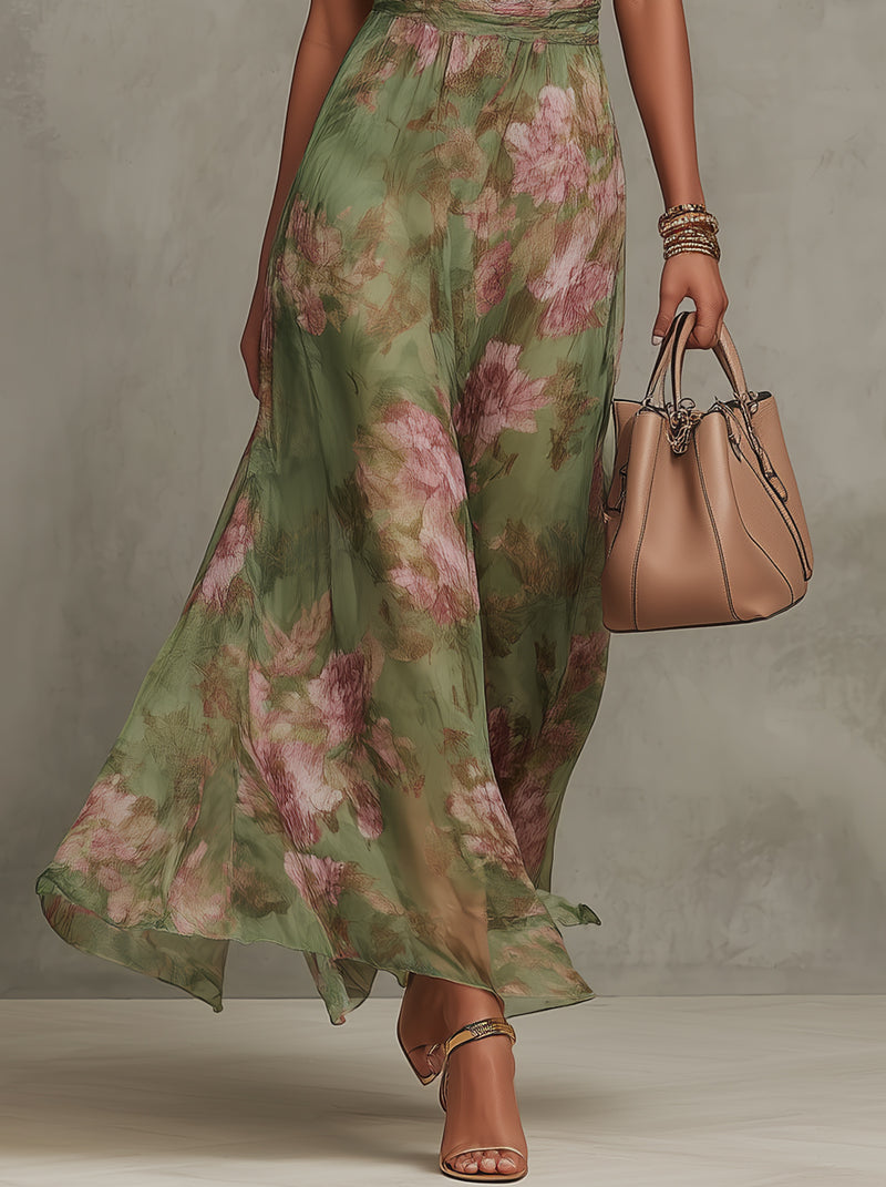 VUI Paris | Robe Longue Élégante Florale Élise