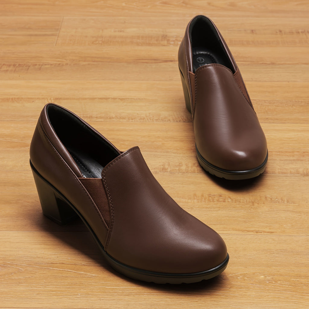 VUI Paris | Mocassins à Talon Bloc Confort Margot