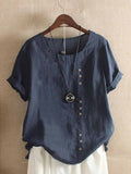 VUI Paris | Blouse Aérée avec Patte de Boutonnage Bianca