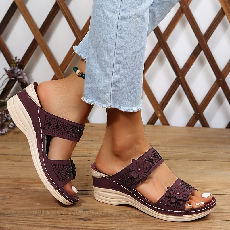 VUI Paris | Sandales Confort Compensées Rosalie