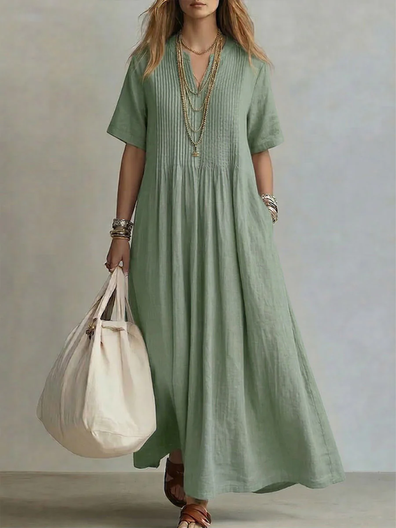 VUI Paris | Robe Plissée Élégante Léa