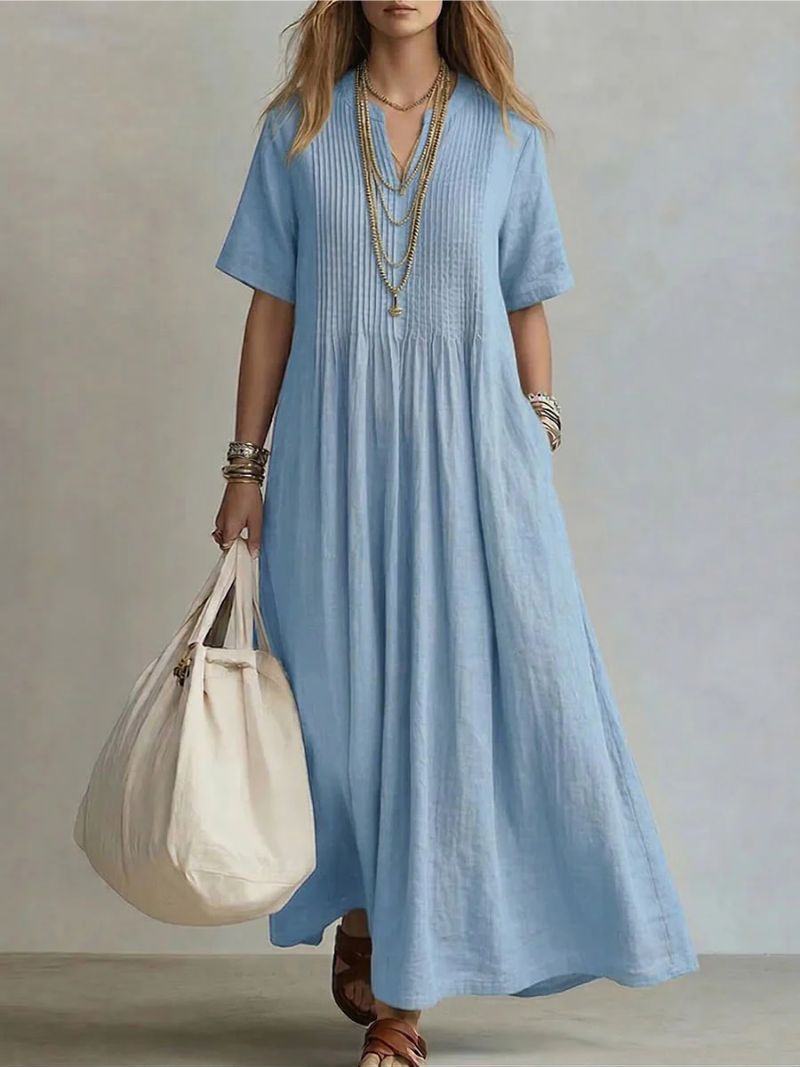 VUI Paris | Robe Plissée Élégante Léa