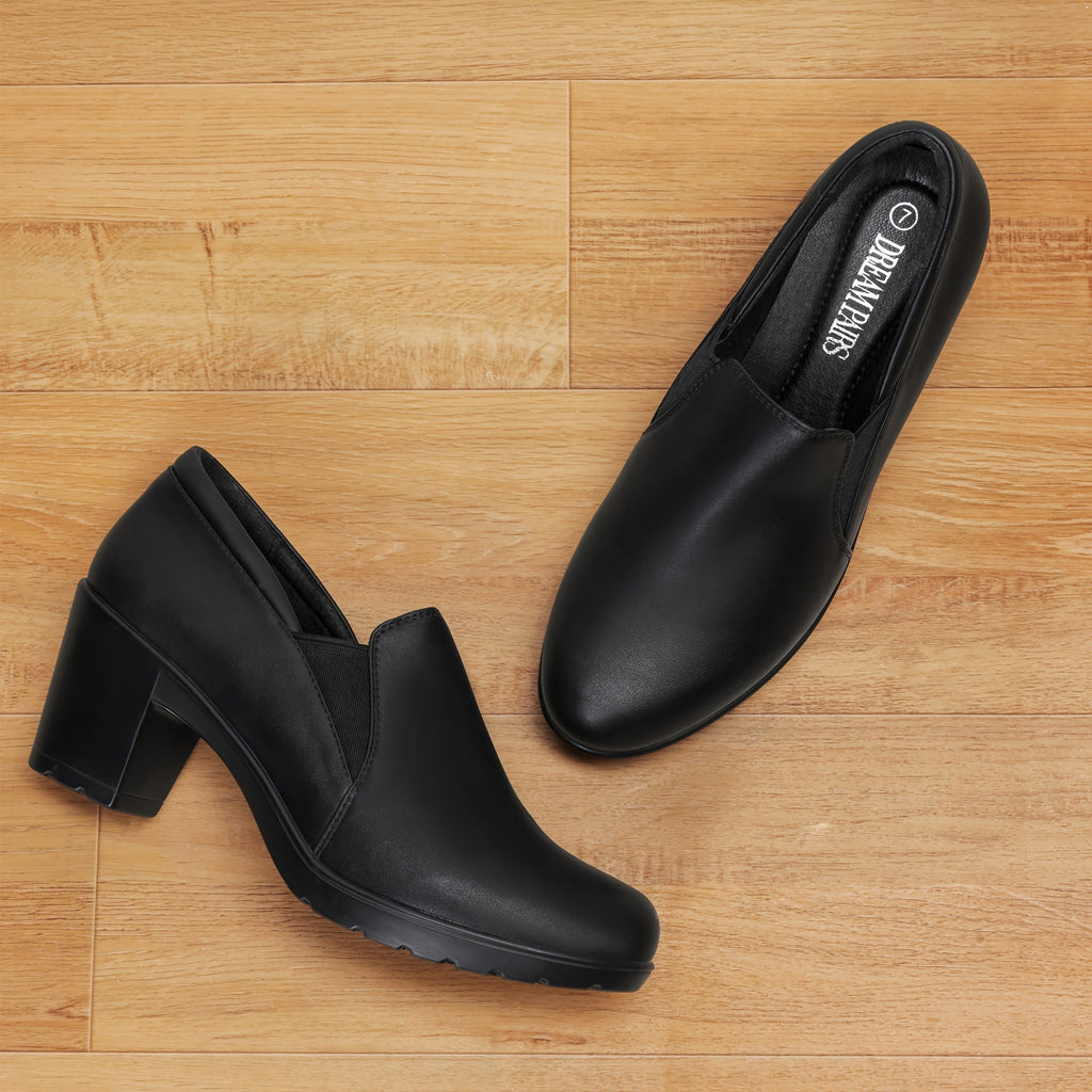 VUI Paris | Mocassins à Talon Bloc Confort Margot