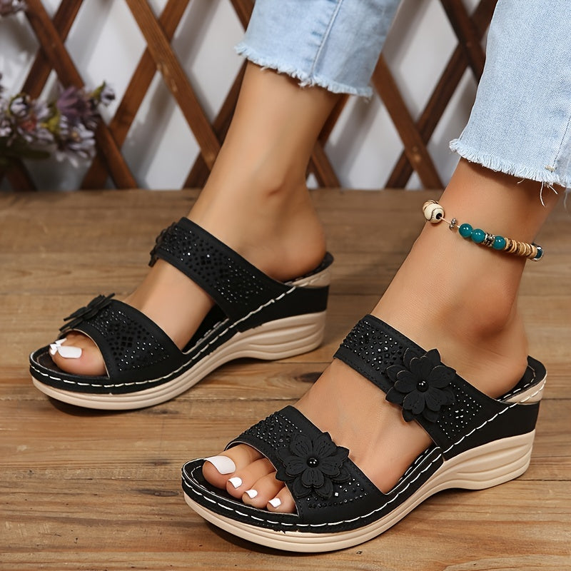 VUI Paris | Sandales Confort Compensées Rosalie