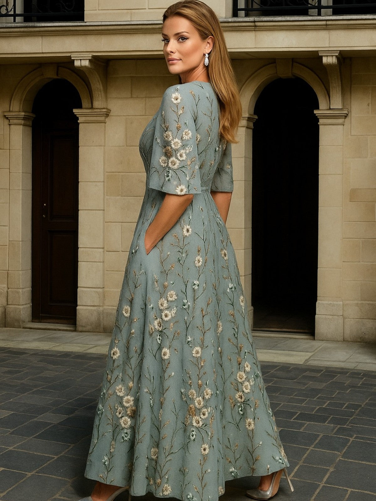 VUI Paris | Robe Longue Élégance Botanique