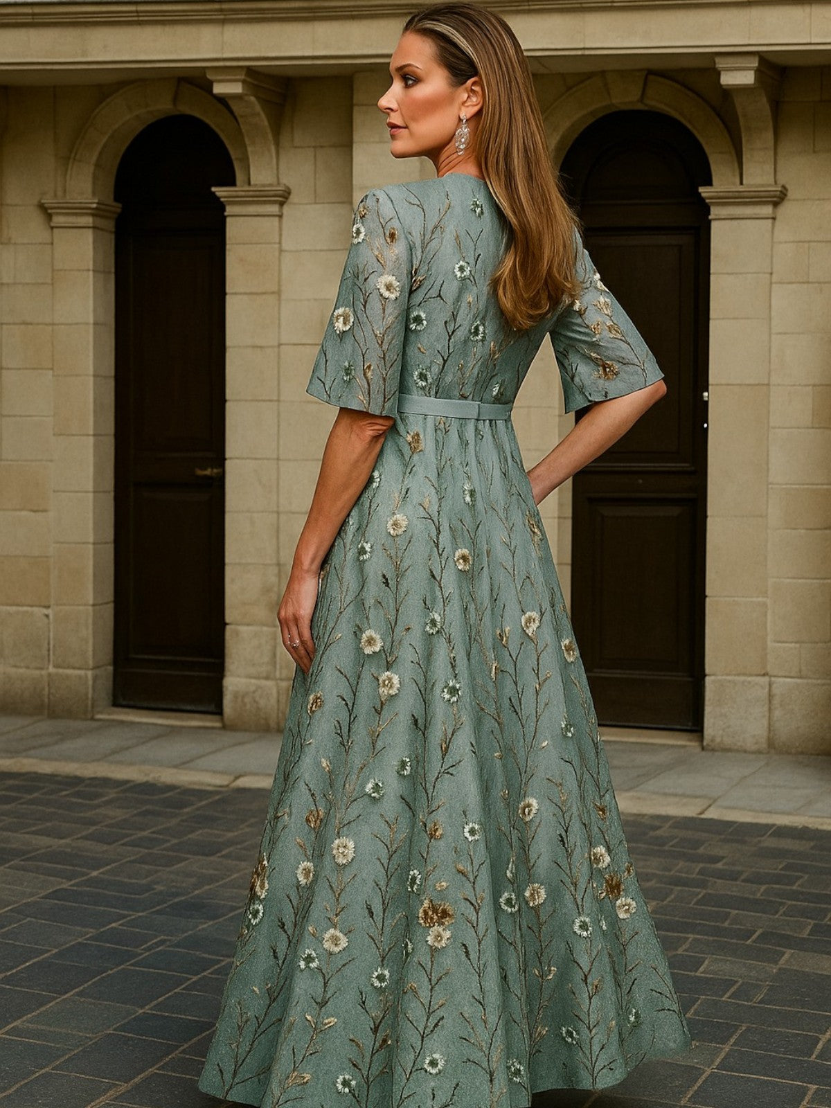 VUI Paris | Robe Longue Élégance Botanique