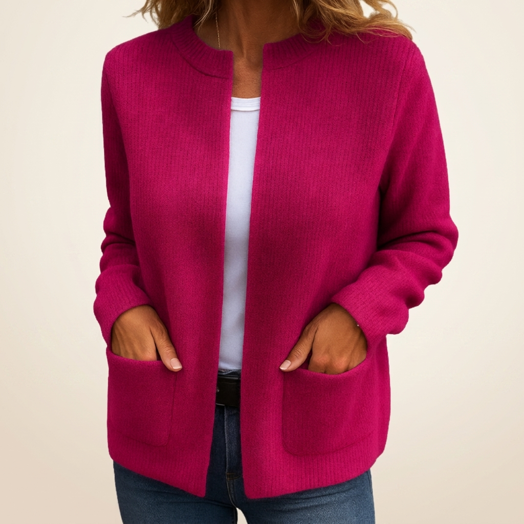 VUI Paris | Gilet Zippé en Maille Douce Juliette