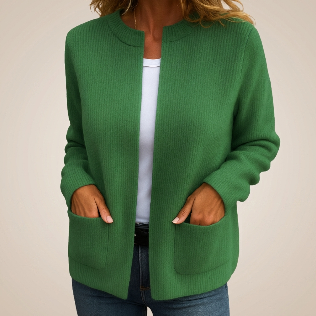 VUI Paris | Gilet Zippé en Maille Douce Juliette