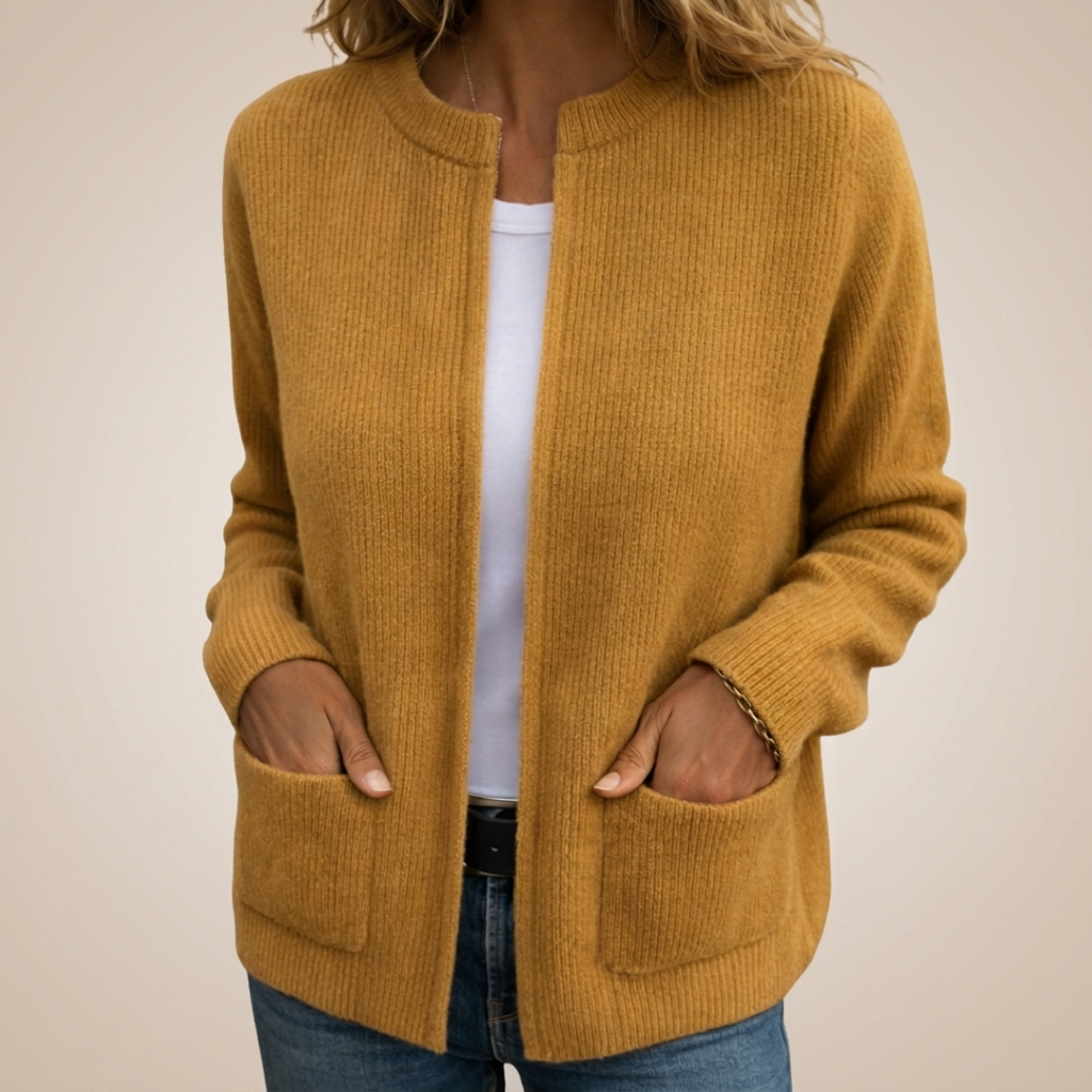 VUI Paris | Gilet Zippé en Maille Douce Juliette