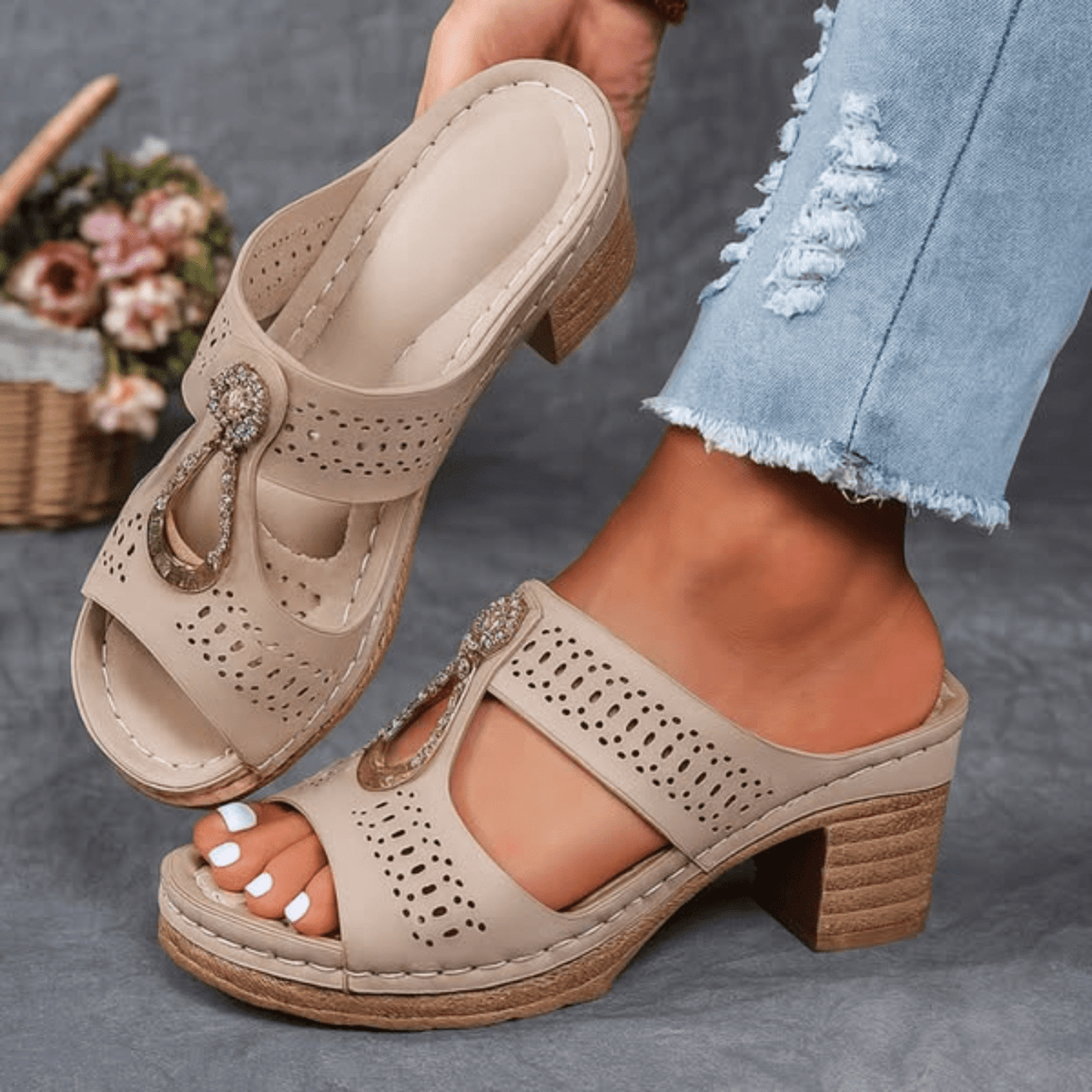 VUI Paris | Sandales Orthopédiques Confortables Lisa