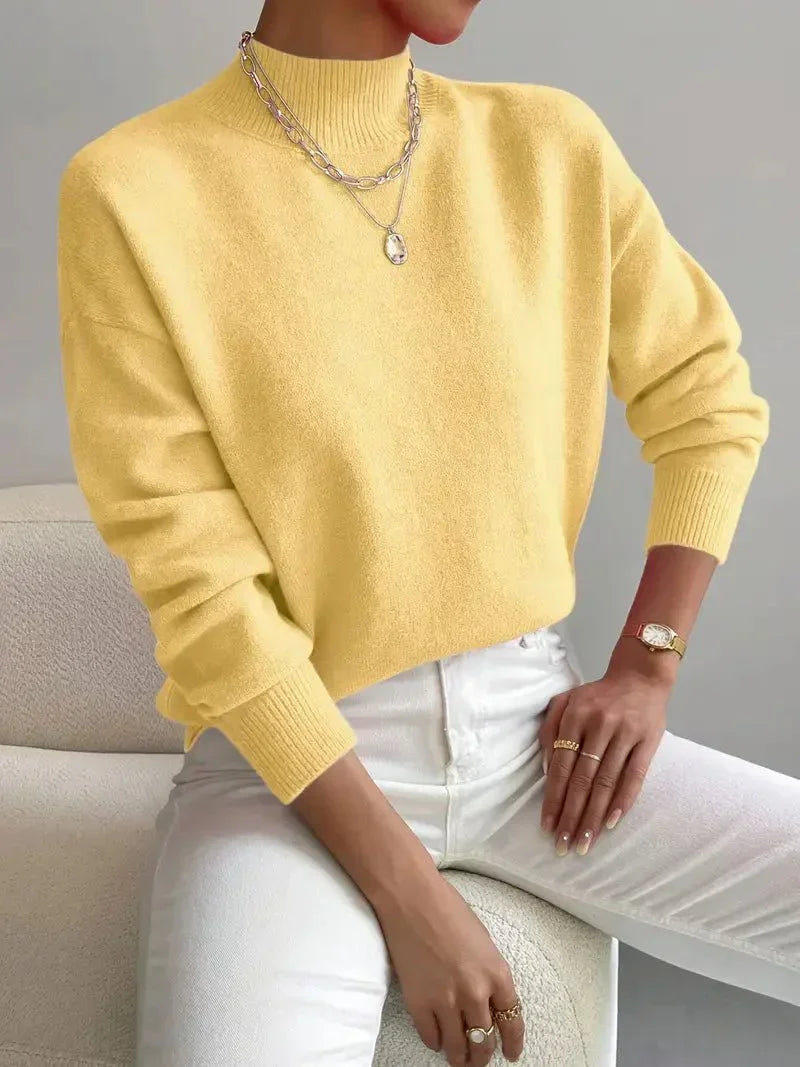 VUI Paris | Pull Col Montant Doux Christine