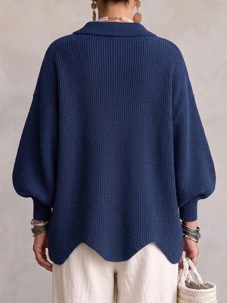VUI Paris | Gilet Oversize Boutons Dorés Manon