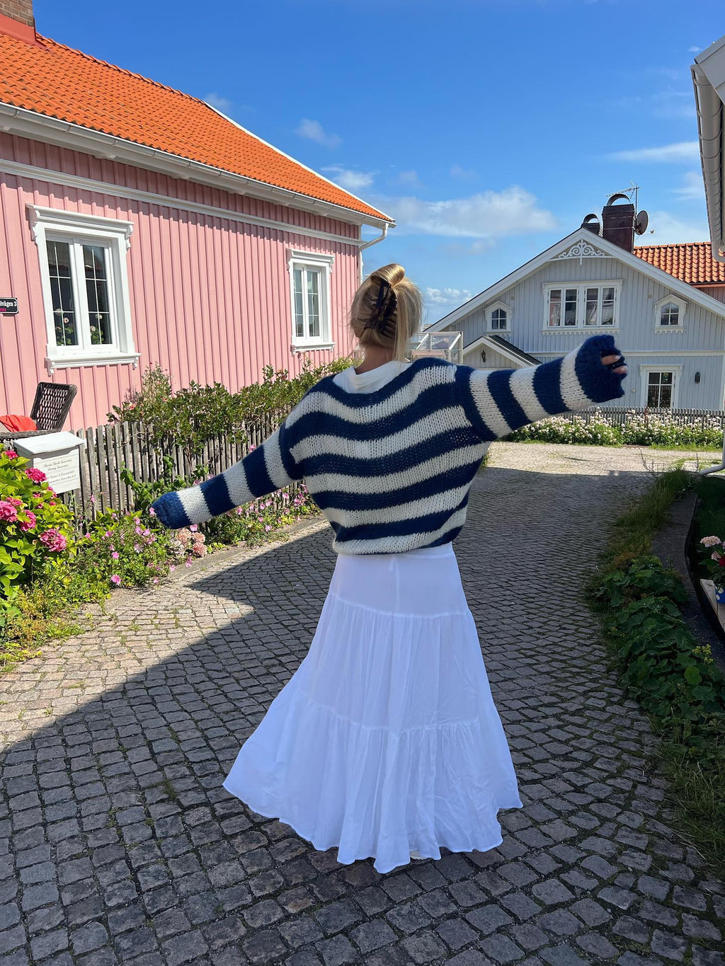 VUI Paris | PULL OVERSIZE EN TRICOT RAYÉ