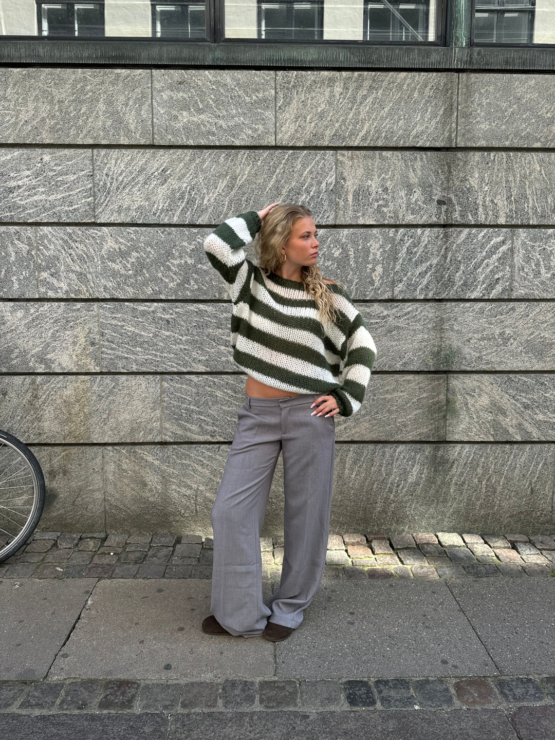 VUI Paris | PULL OVERSIZE EN TRICOT RAYÉ