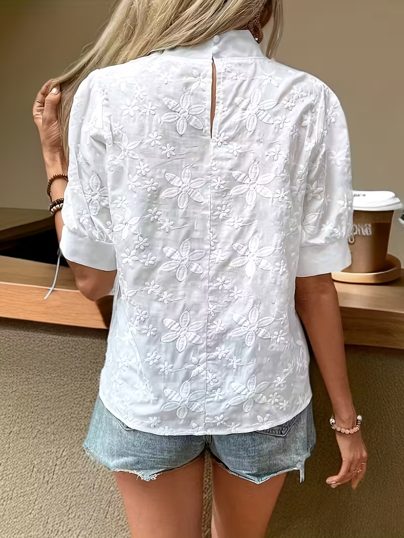 VUI Paris | Blouse Élégante à Motifs Floraux