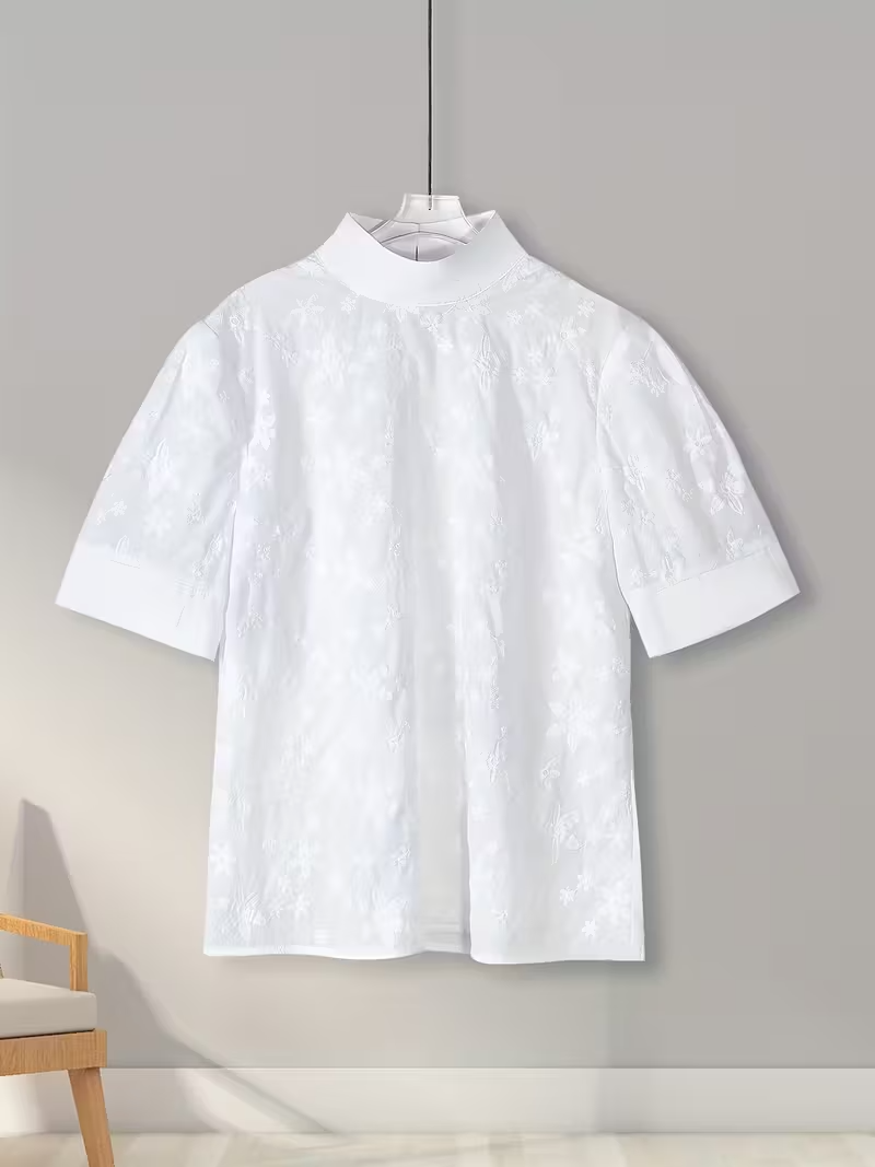 VUI Paris | Blouse Élégante à Motifs Floraux
